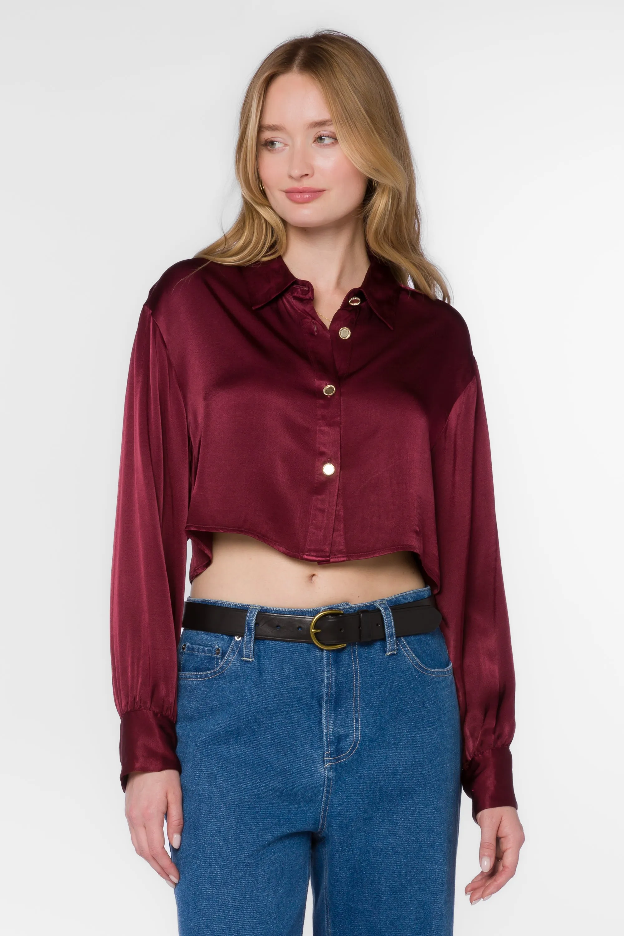 Denver Red Sangria Blouse