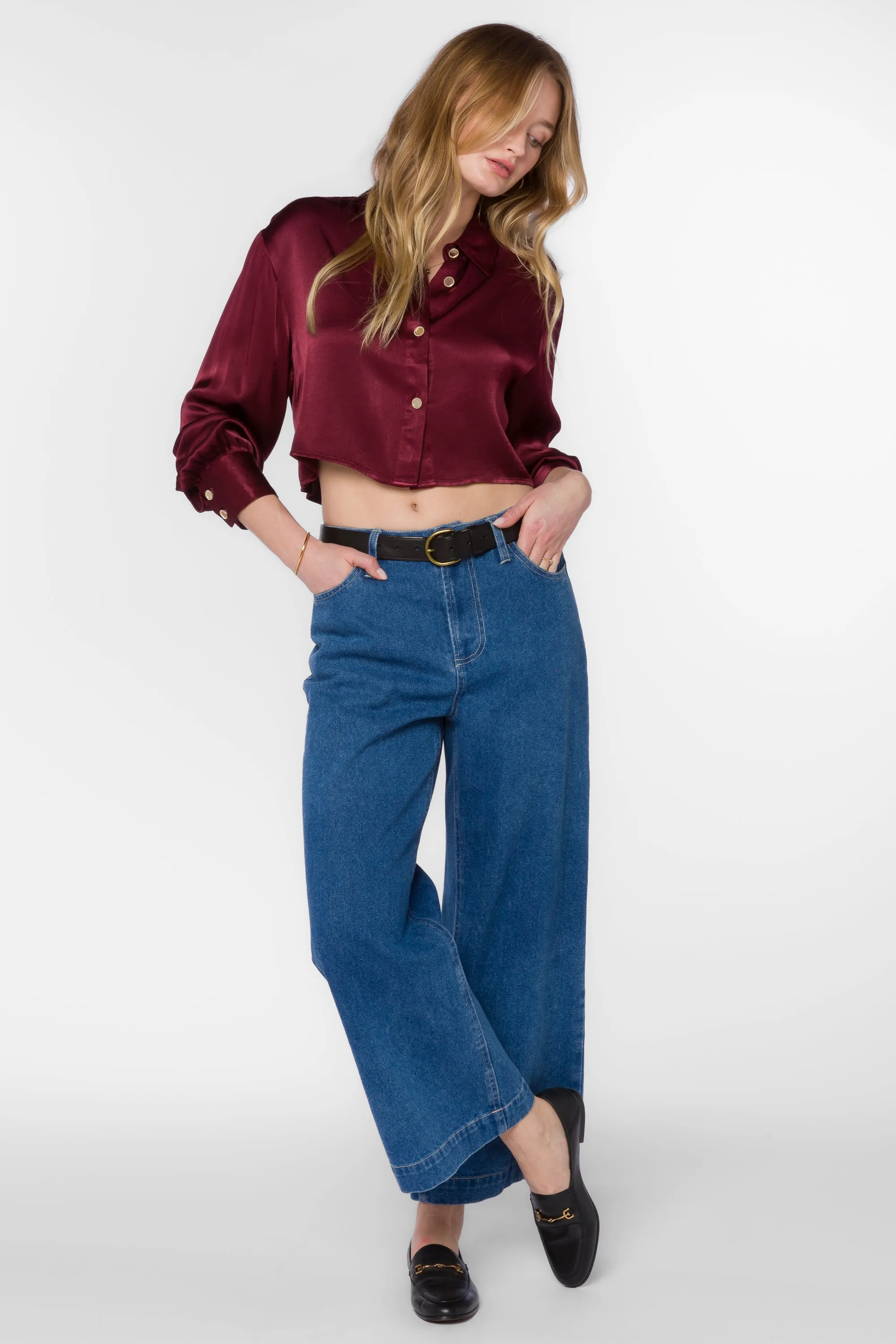 Denver Red Sangria Blouse