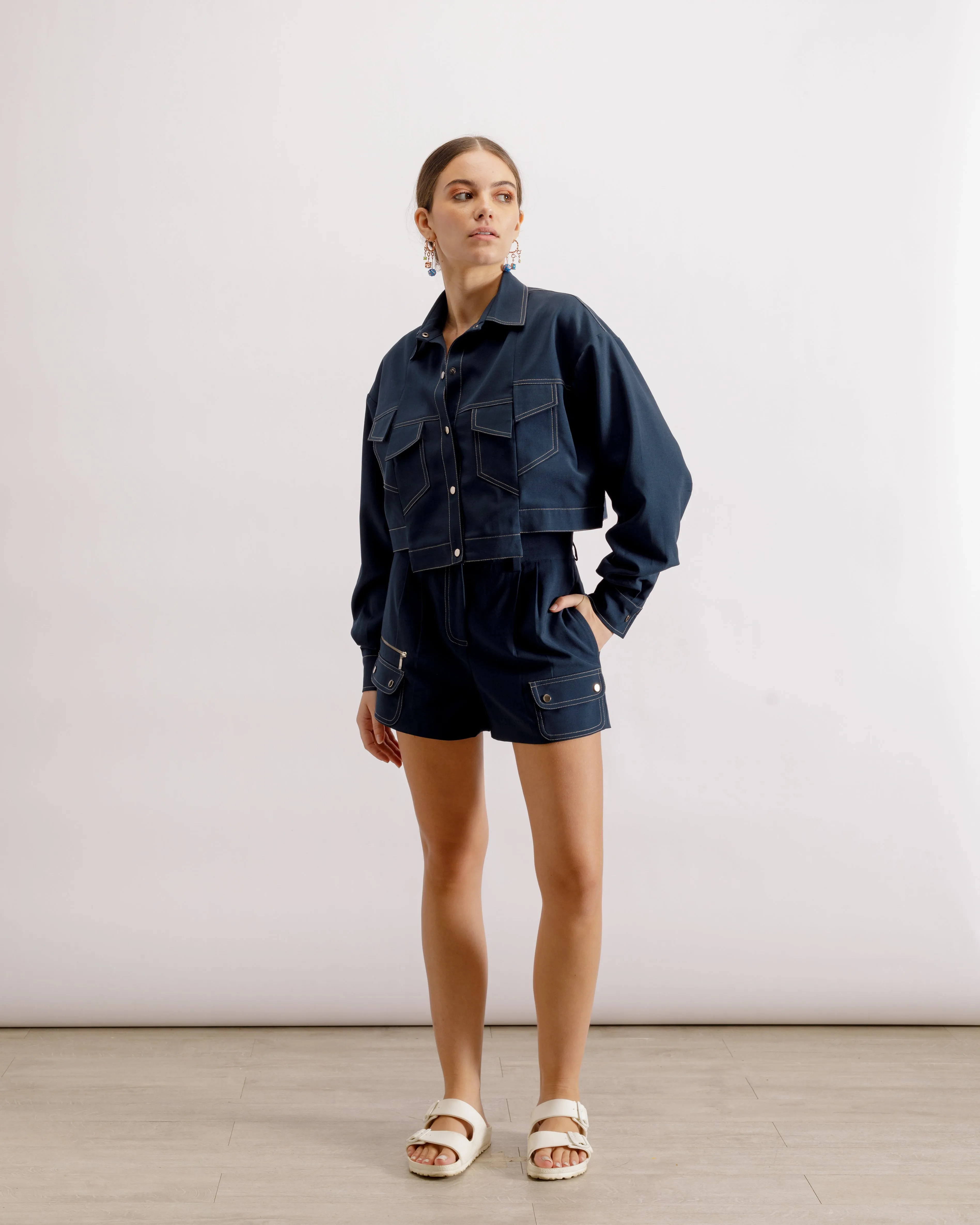 Dusk Pleated Shorts