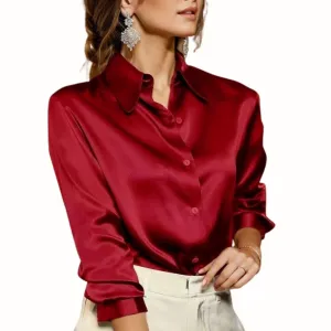 Elaire - Satin Blouse for Women
