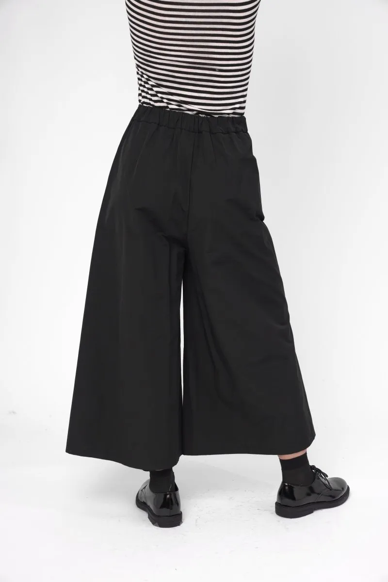 Elastic Wide Leg Pant