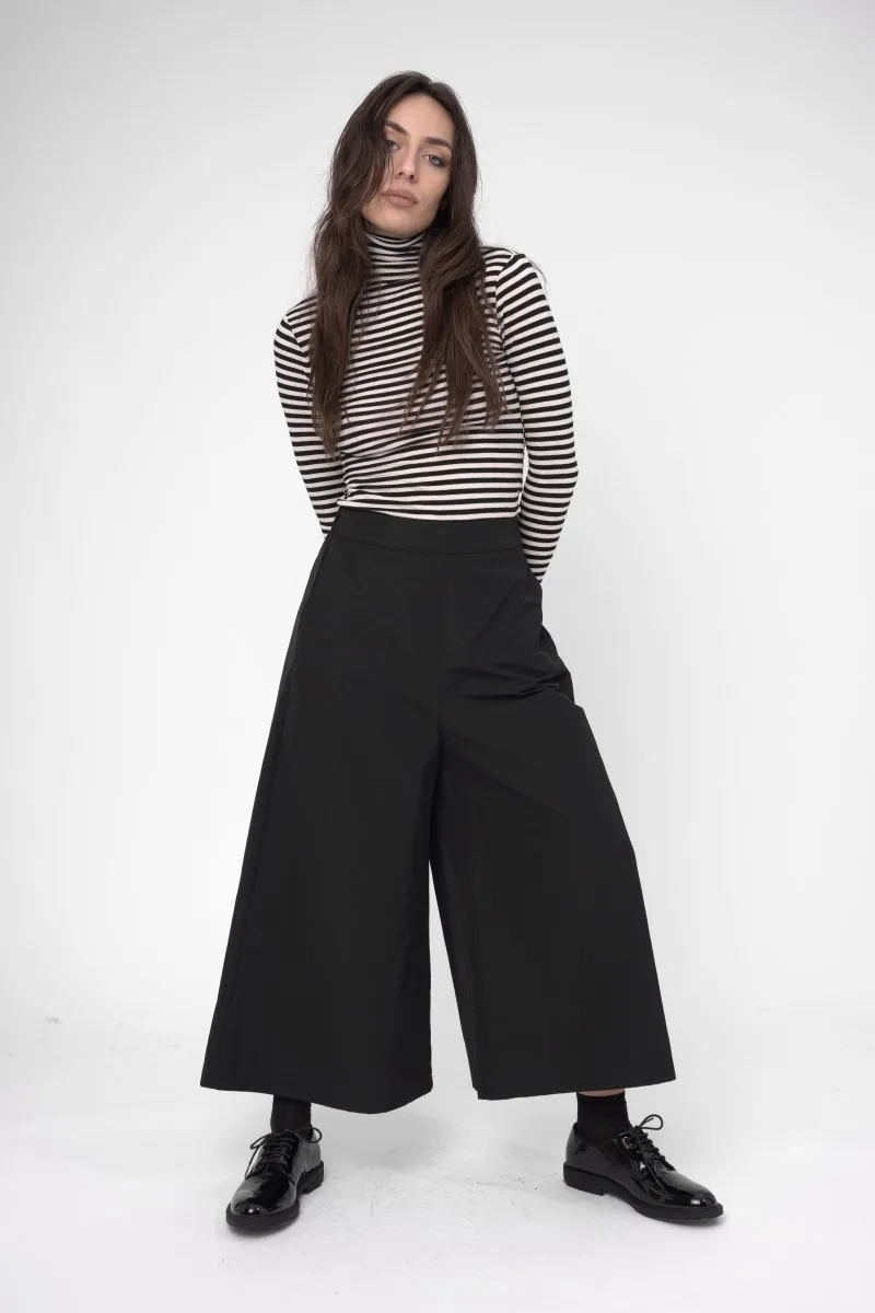 Elastic Wide Leg Pant