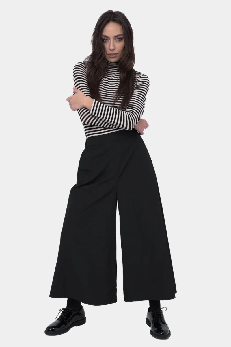 Elastic Wide Leg Pant