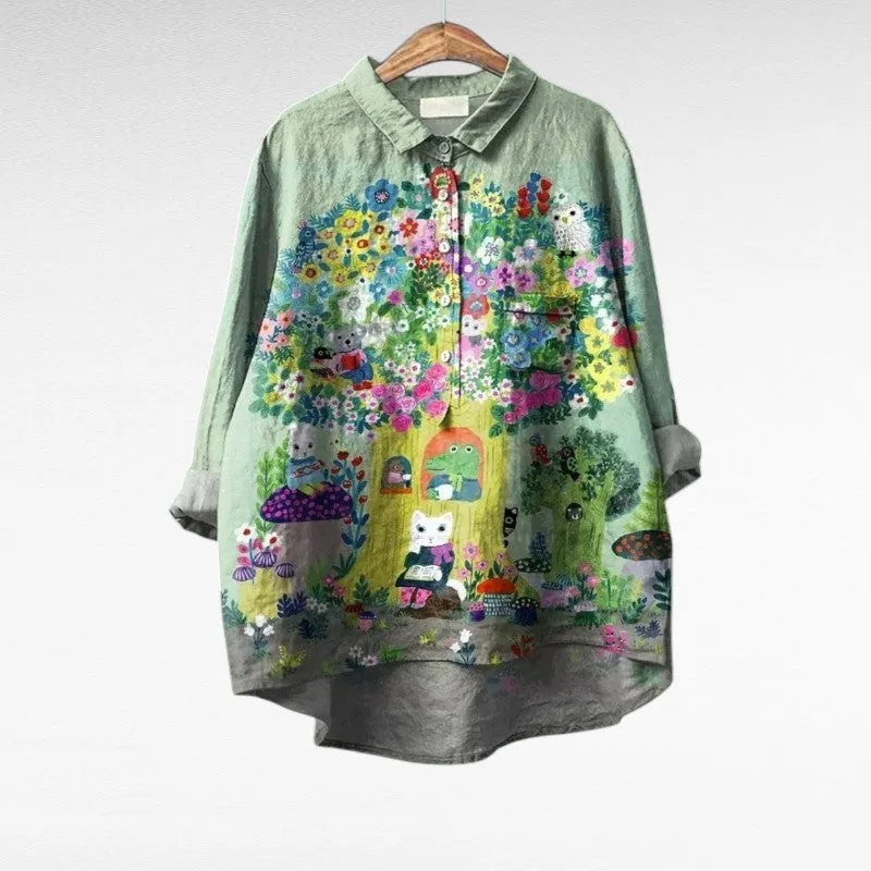 Emma & William® | Fashionable Vintage Blouse