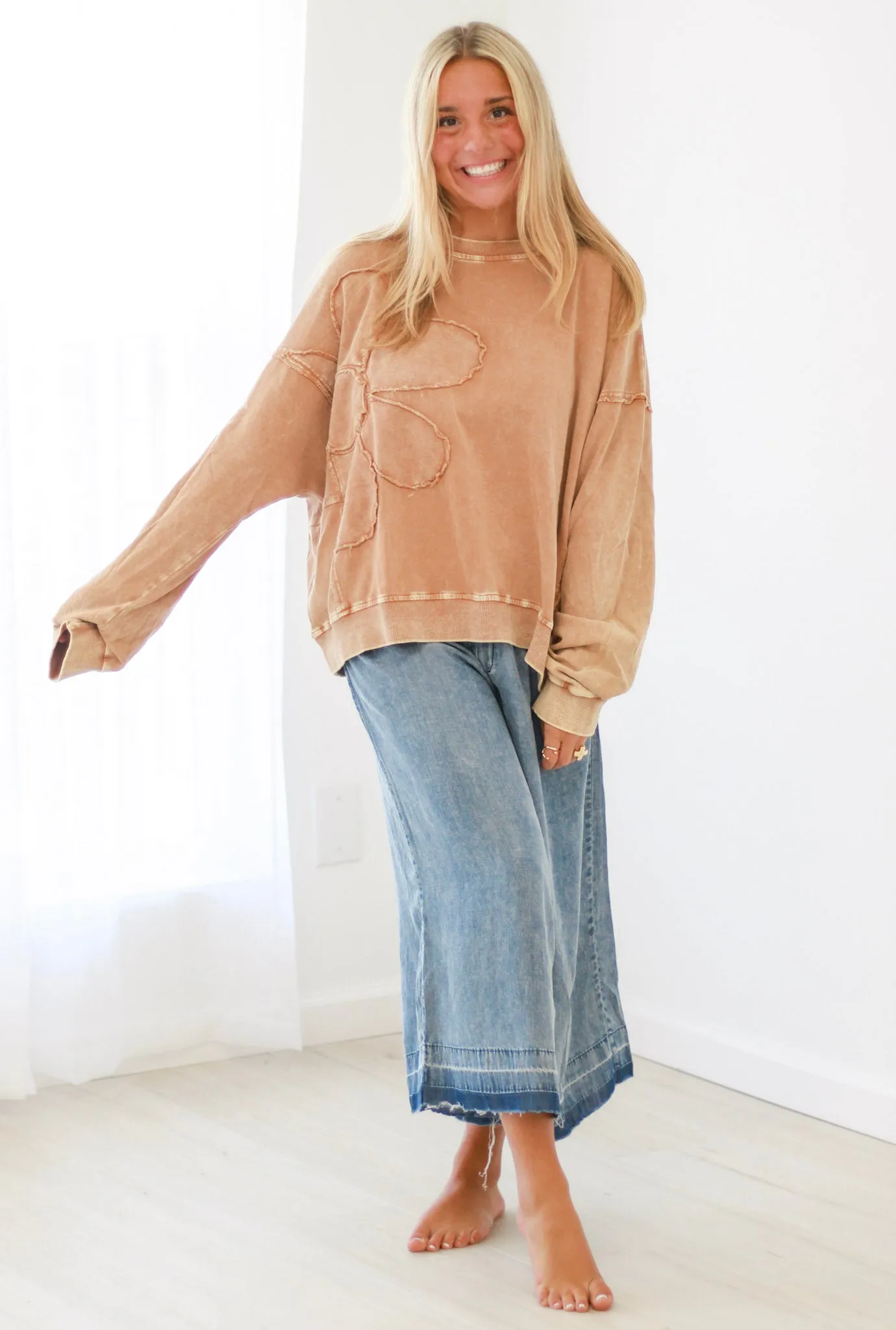 Flower Power Pullover