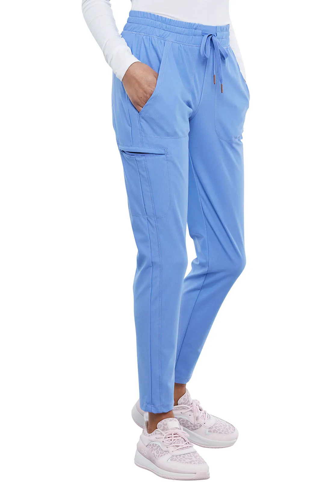 Form CK095 Mid Rise Tapered Leg Drawstring Pants Ciel