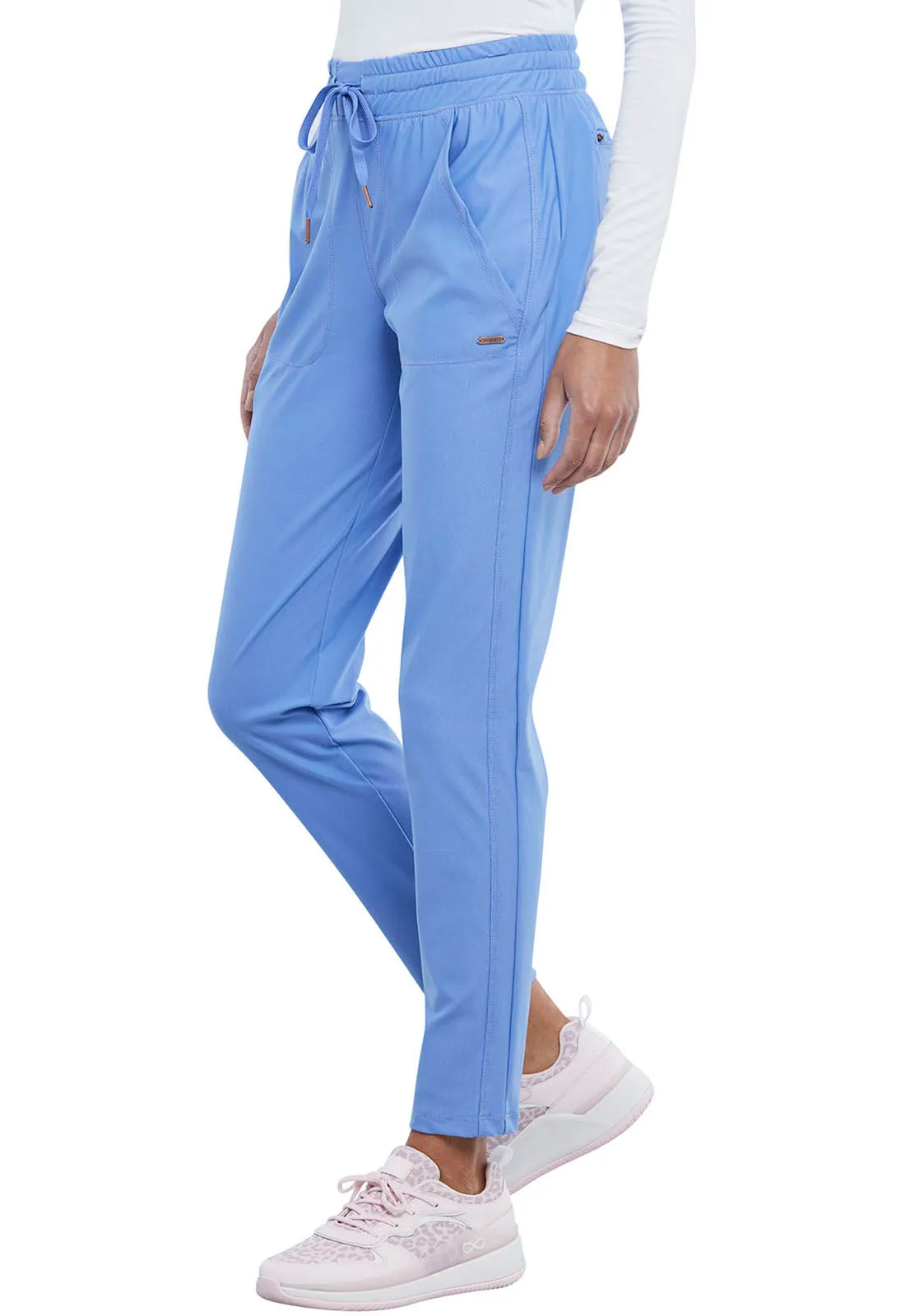 Form CK095 Mid Rise Tapered Leg Drawstring Pants Ciel
