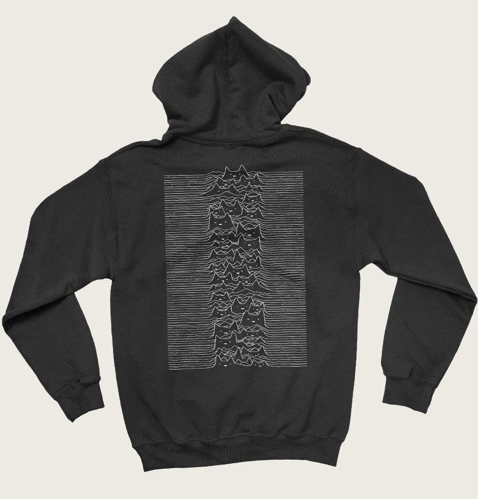 FURR DIVISION Zip Up Unisex black Hoodie