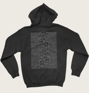 FURR DIVISION Zip Up Unisex black Hoodie