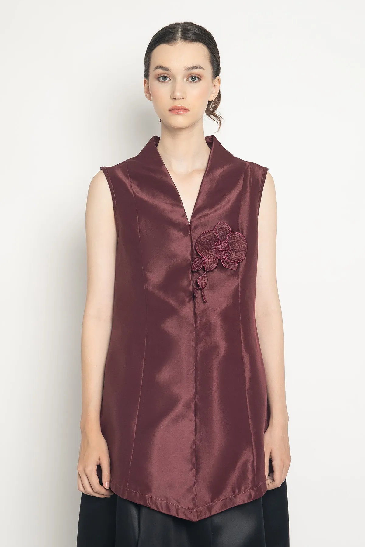 Gala Top No 7 in Maroon
