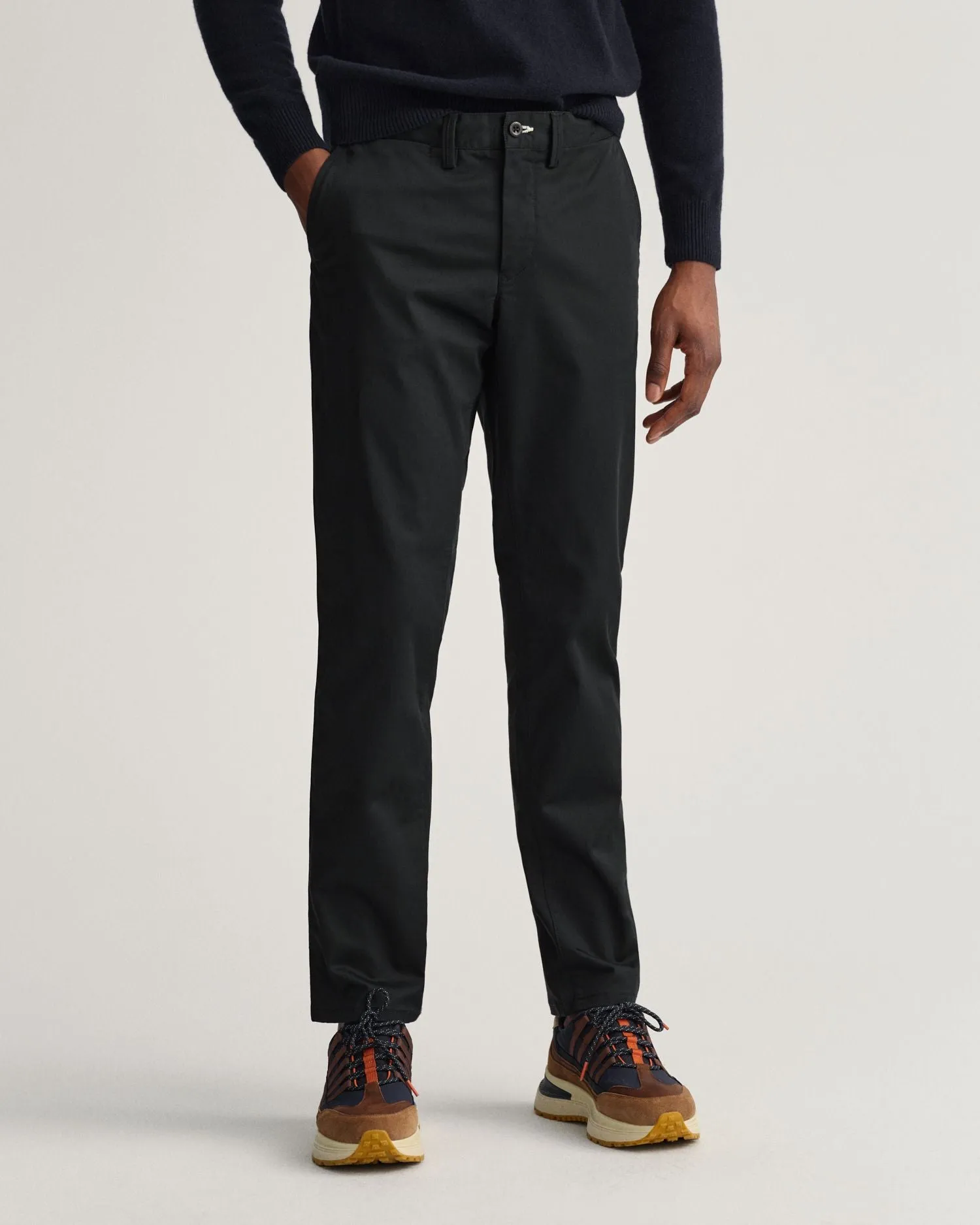GANT - Hallden Slim Fit Twill Chino - Dark Khaki | Navy | Black
