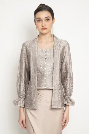 Geulis Kebaya Top in Mocha