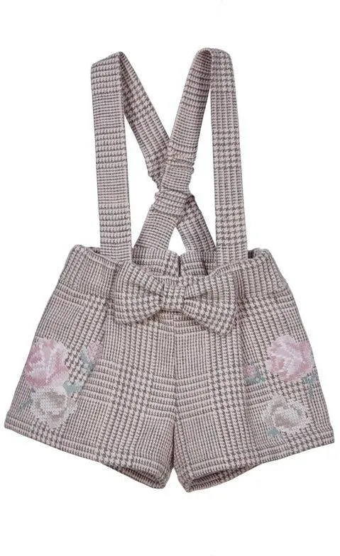 Girls Pink Blouse & Shorts Set