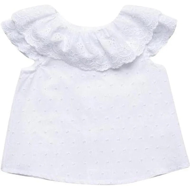 Girls White Blouse