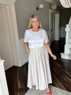 Grace Pleated Skirt