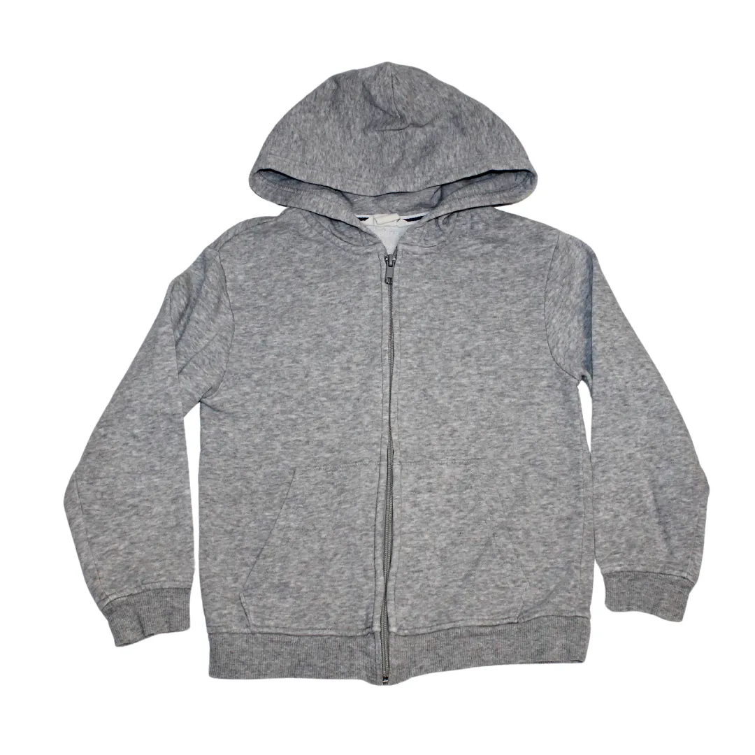 Grey Zip Up Hoodie