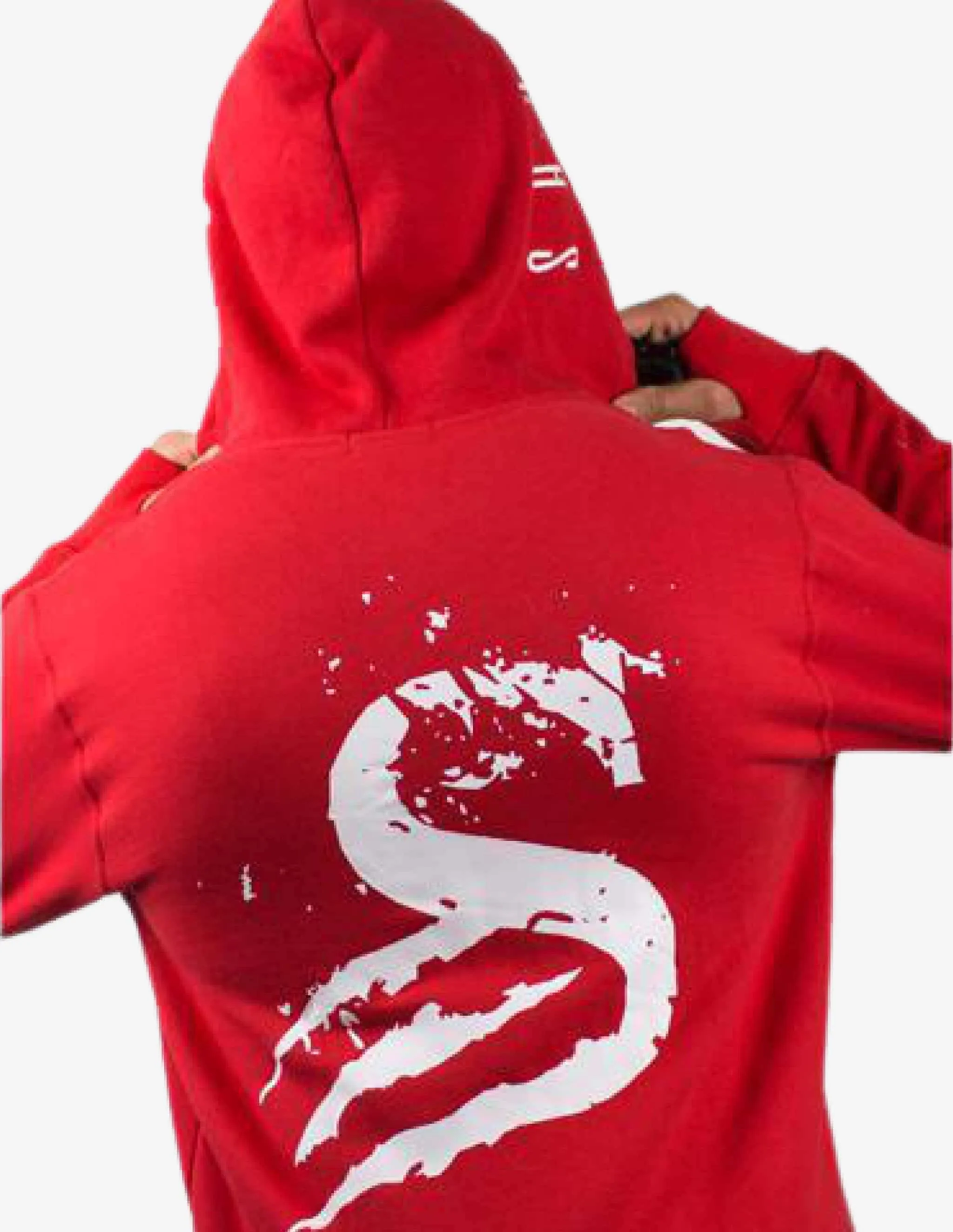 Gym Hoodie - Unisex Zip up - Red