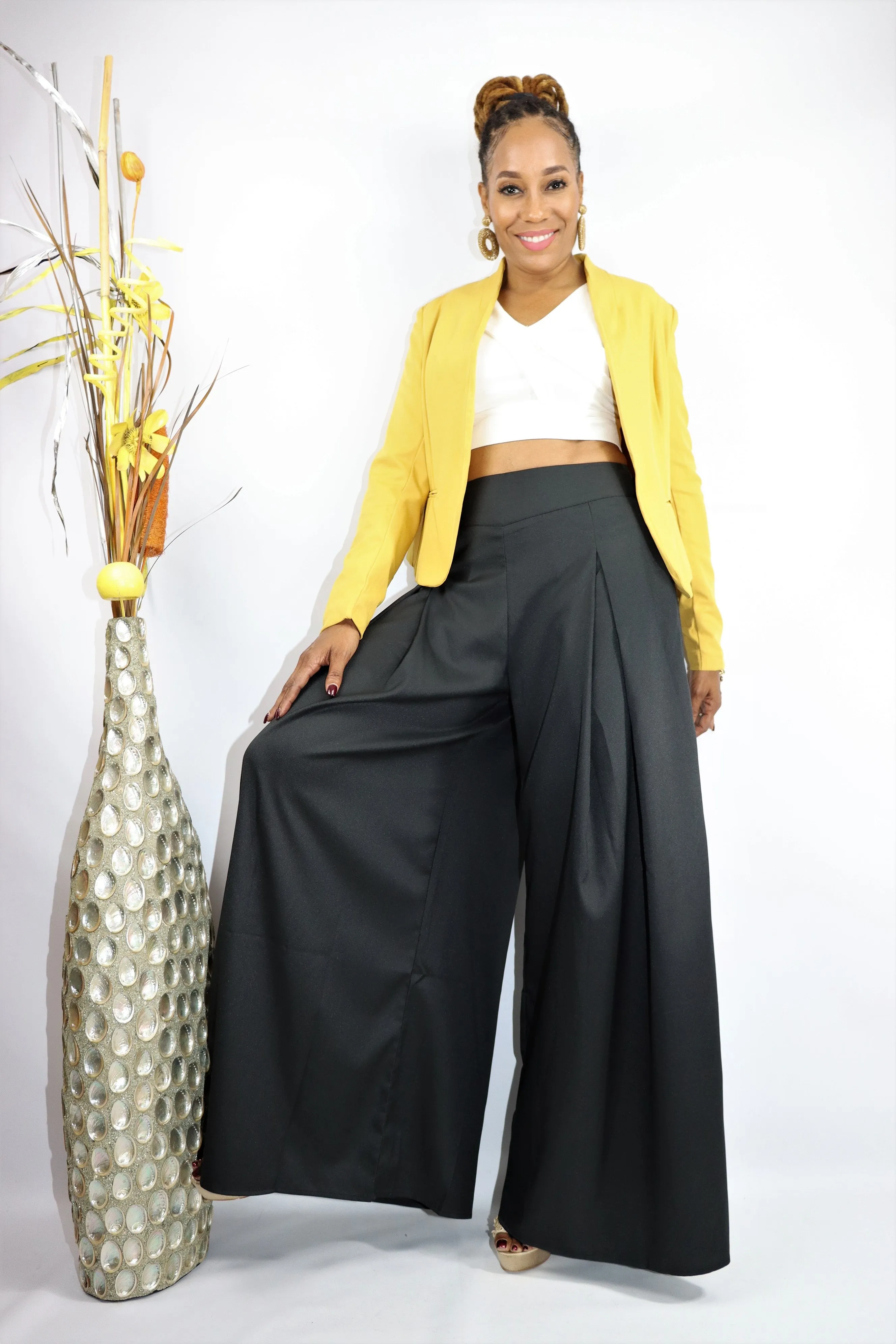 Gypsy Wide Leg Pants | Black