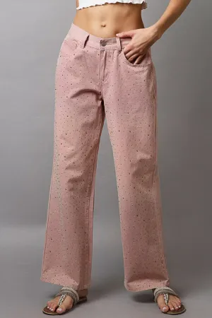 Hazel Blues® |  POL Embellishments Gradient Wide Leg Pants