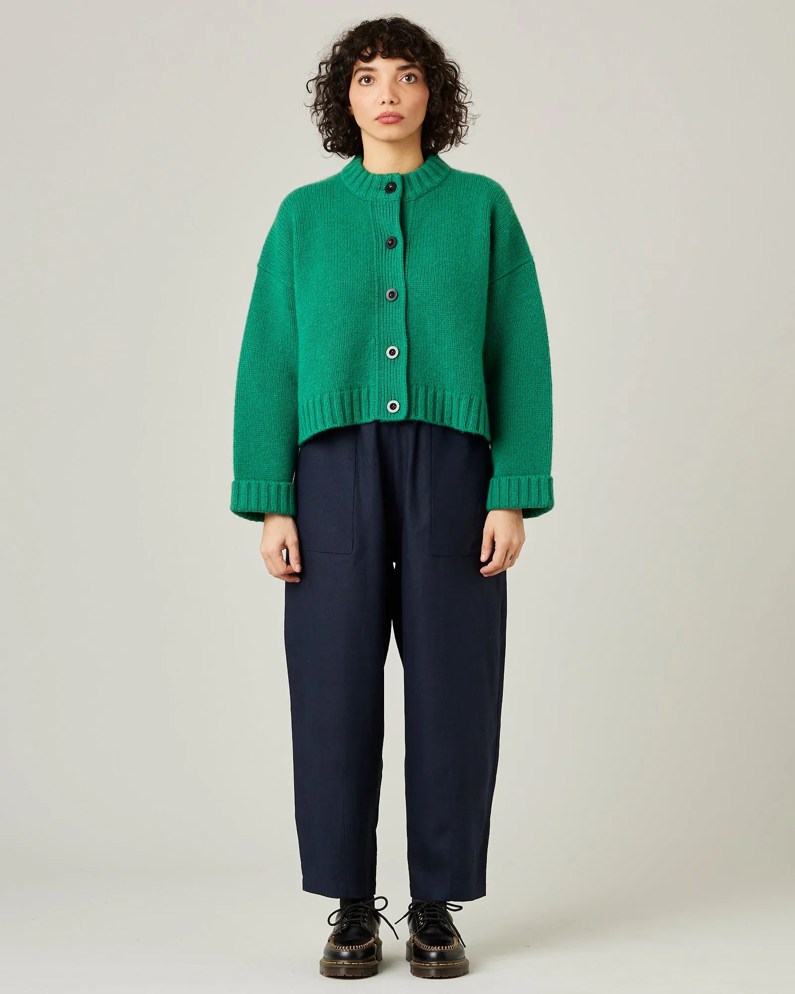 Huxley Navy Linen Trousers