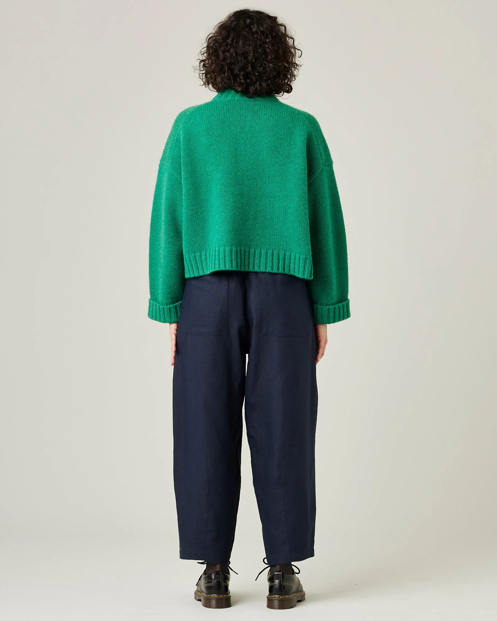 Huxley Navy Linen Trousers