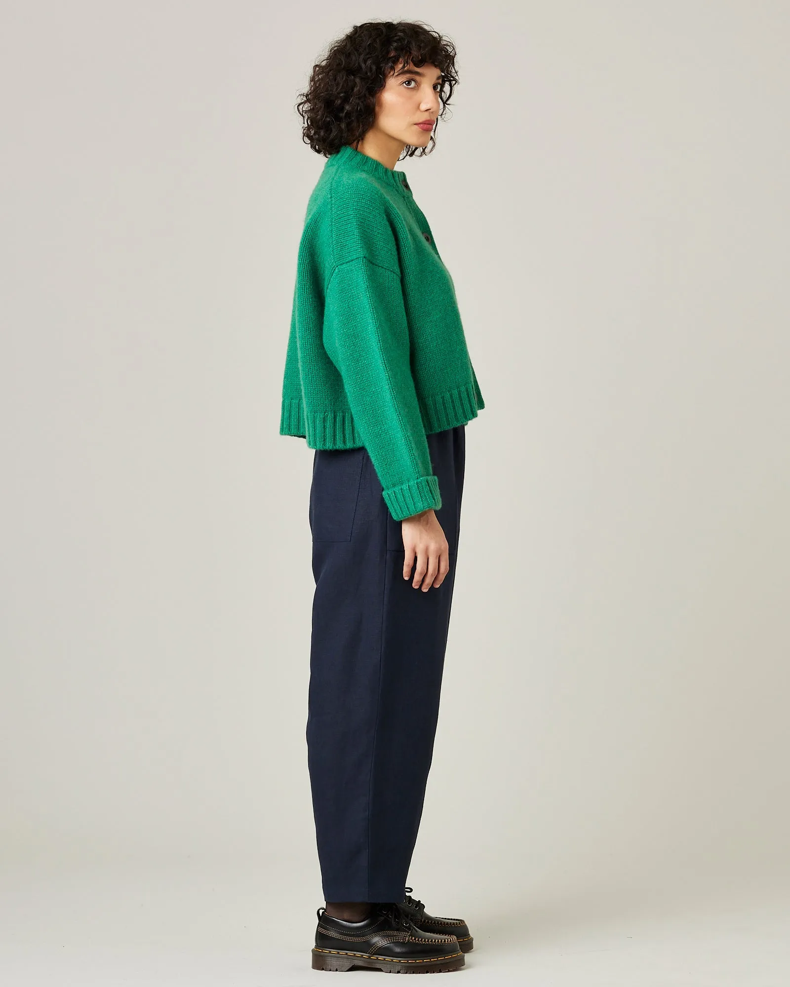 Huxley Navy Linen Trousers