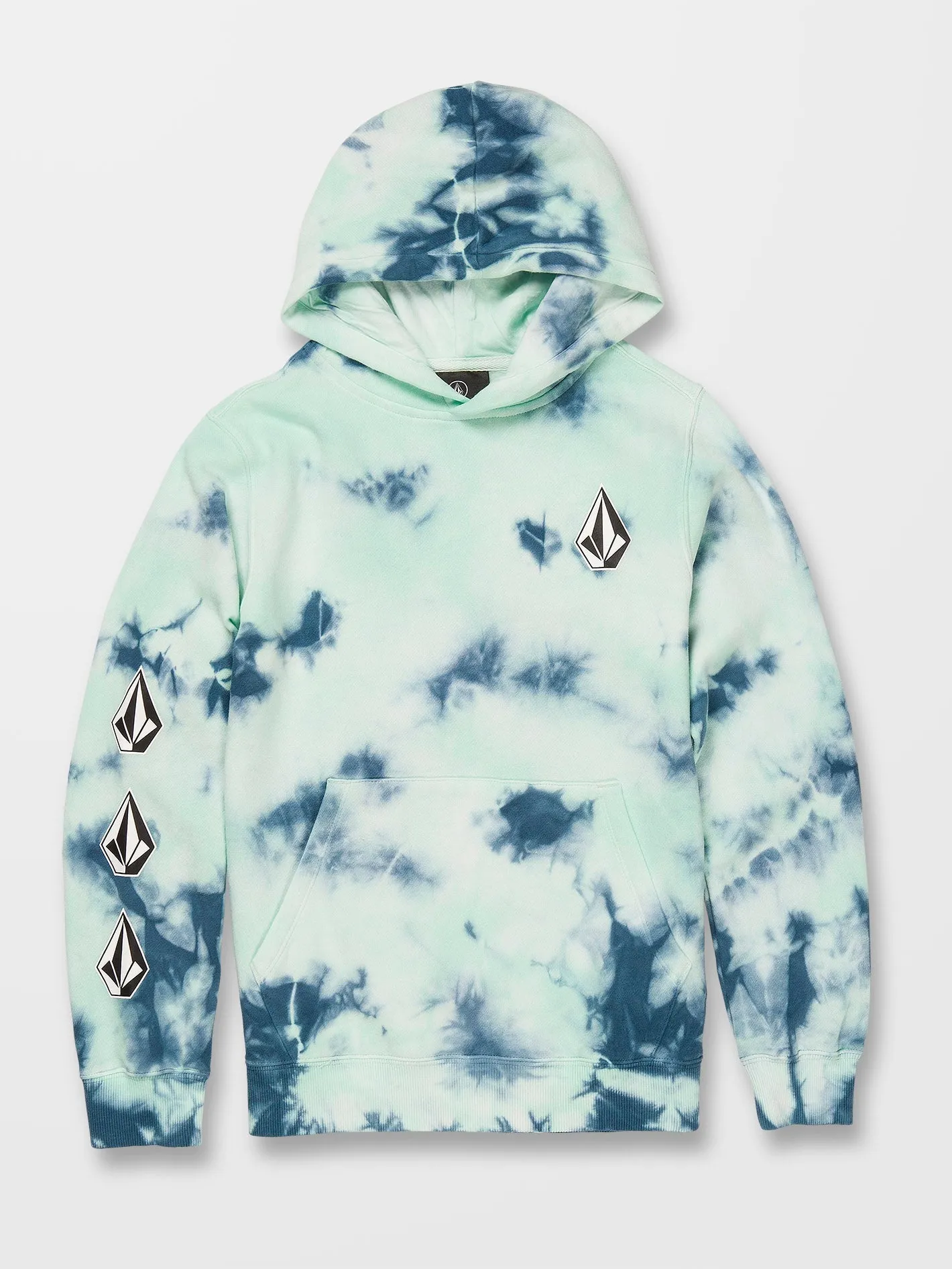 Iconic Stone Plus Hoodie - TEMPLE TEAL - (KIDS)
