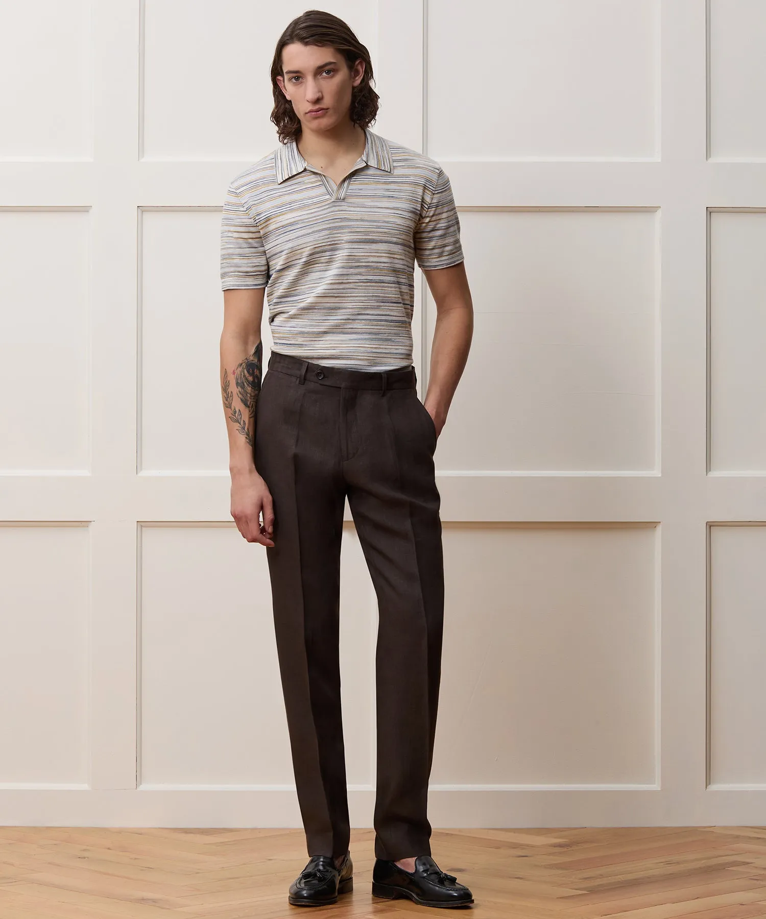 Italian Linen Sutton Trouser