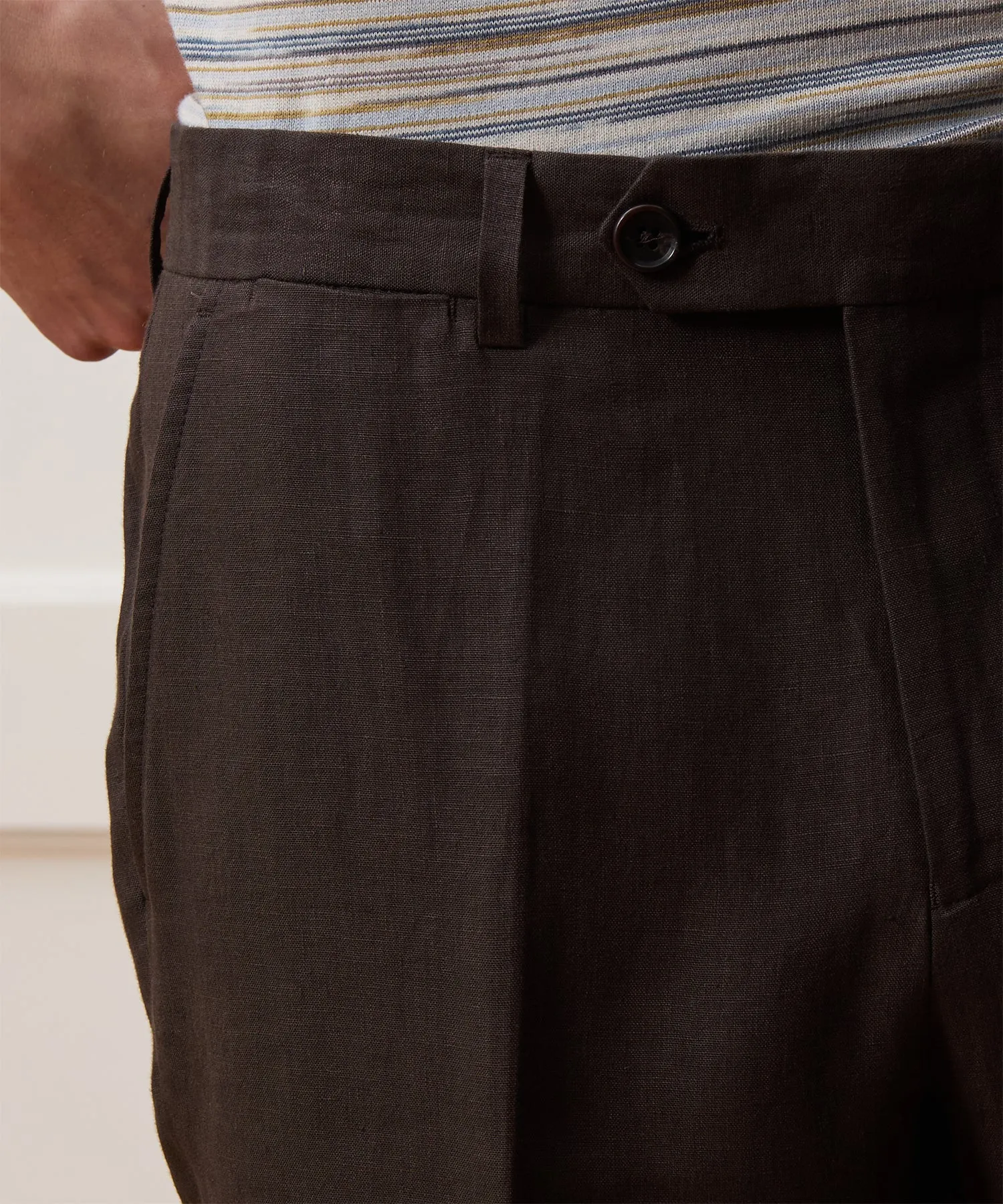 Italian Linen Sutton Trouser
