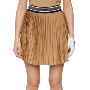 J.Lindeberg Women's Binx Golf Skirt - Tigers Eye