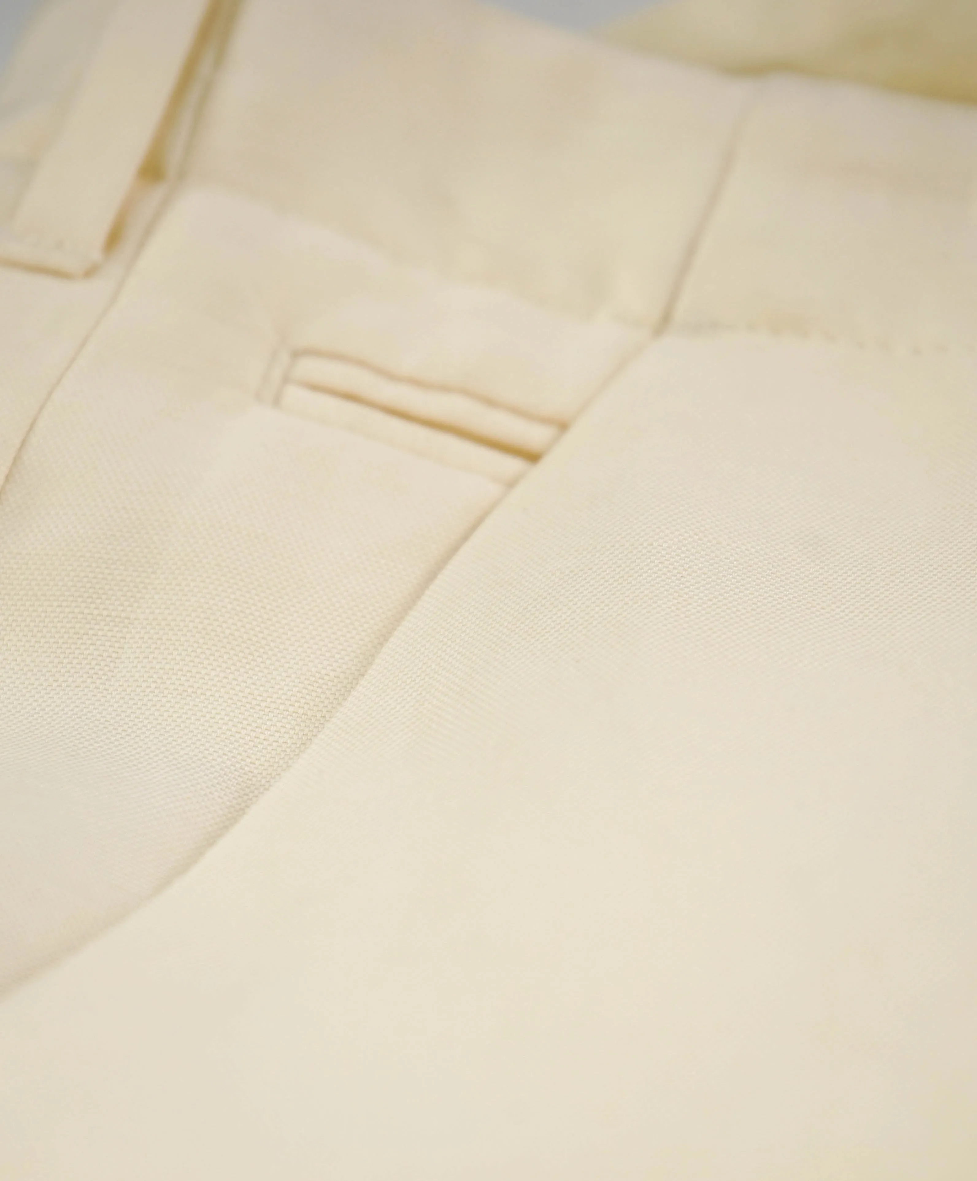 JOHN VARVATOS - Main Line Collection LINEN Blend IVORY Dress Pants - 34W