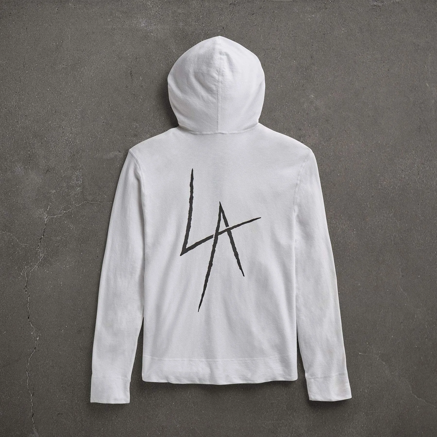 JP x LA Zip Up Hoodie - White