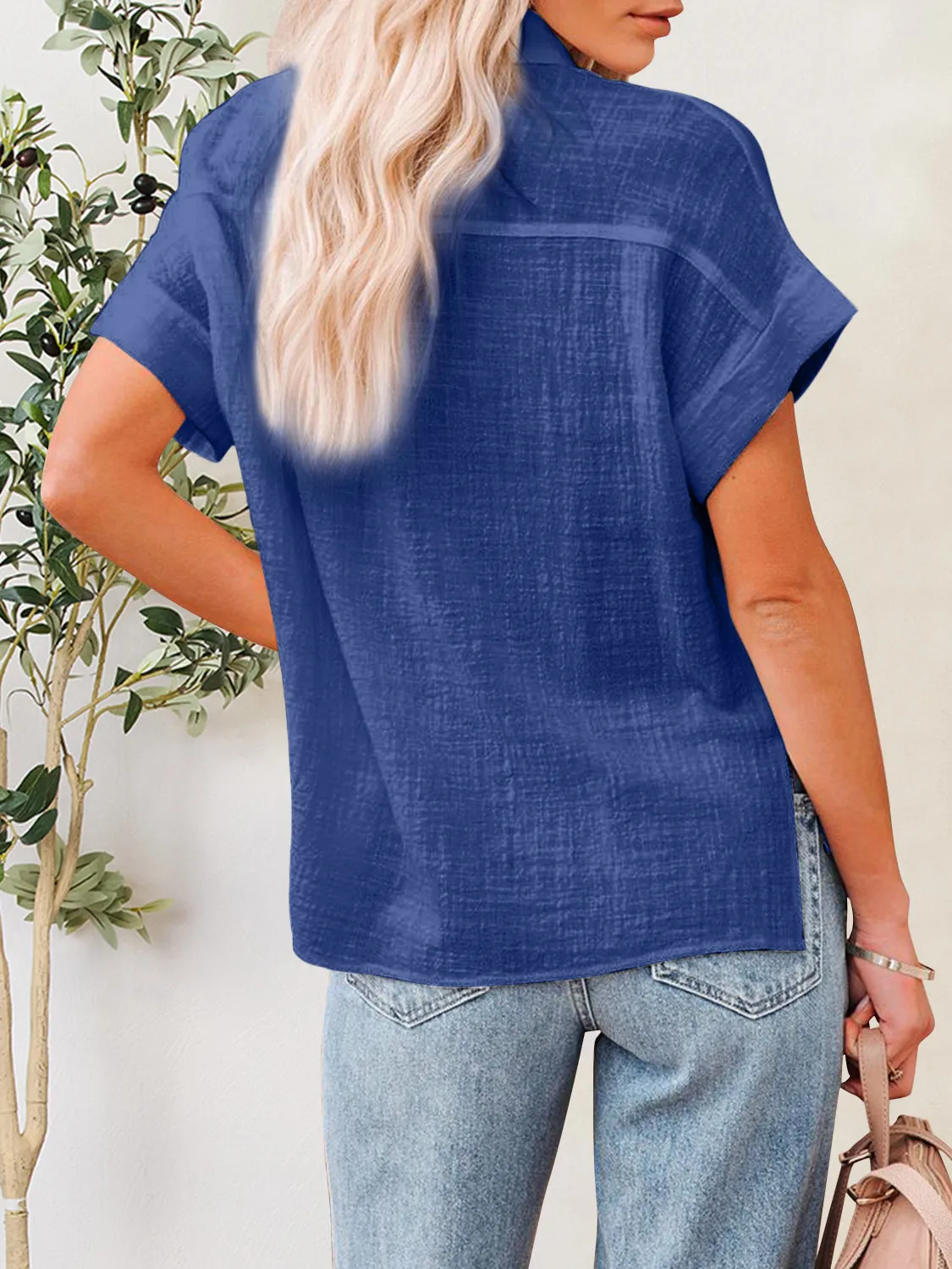 Jupiter Button Up Short Sleeve Shirt