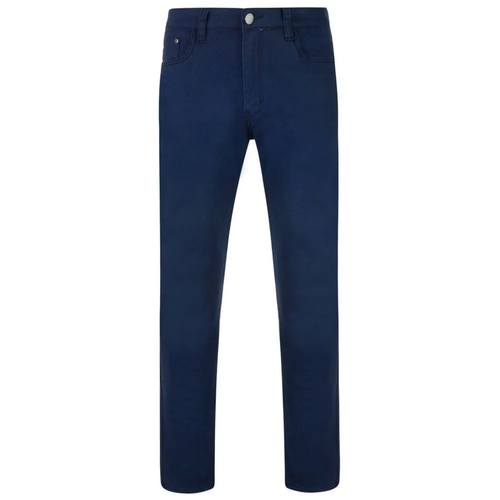 KAM Men's Extra Tall Slim Fit Stretch Chino Trousers (Alba), Waist 32-48