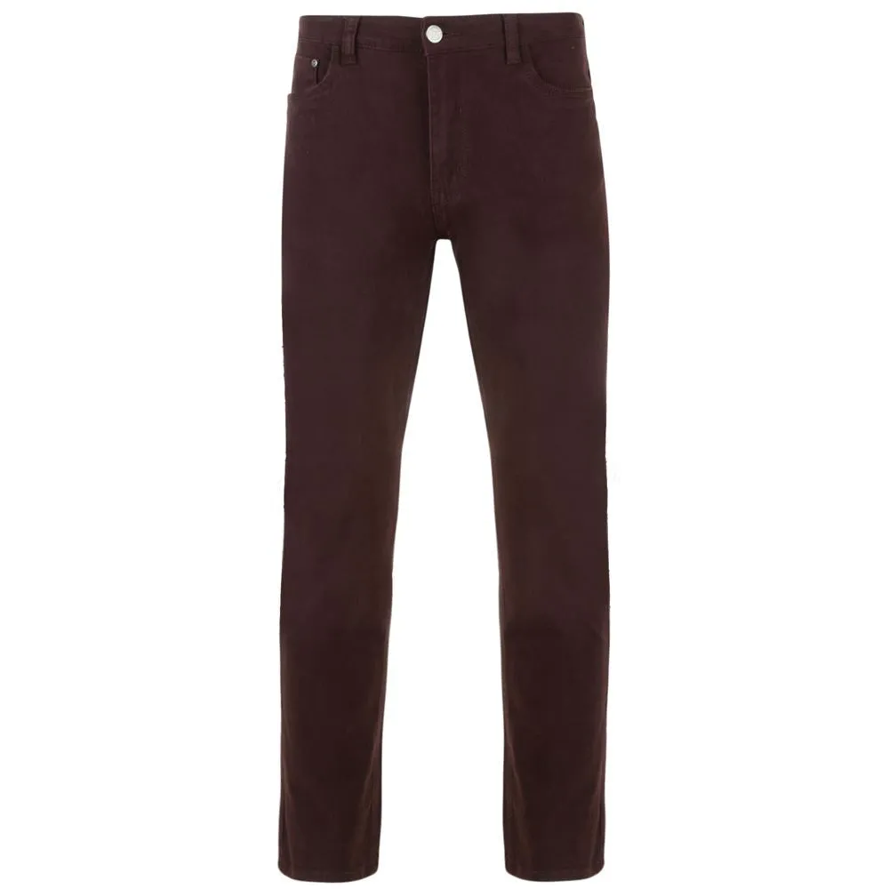 KAM Men's Extra Tall Slim Fit Stretch Chino Trousers (Alba), Waist 32-48