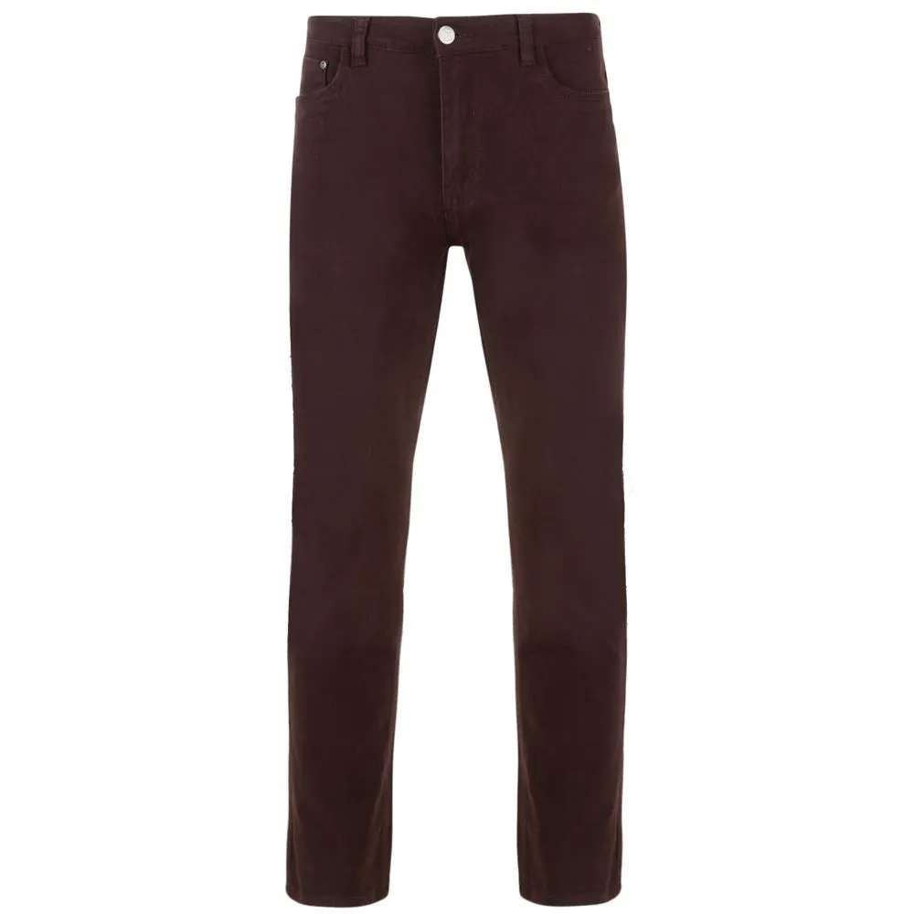 KAM Men's Extra Tall Slim Fit Stretch Chino Trousers (Alba), Waist 32-48