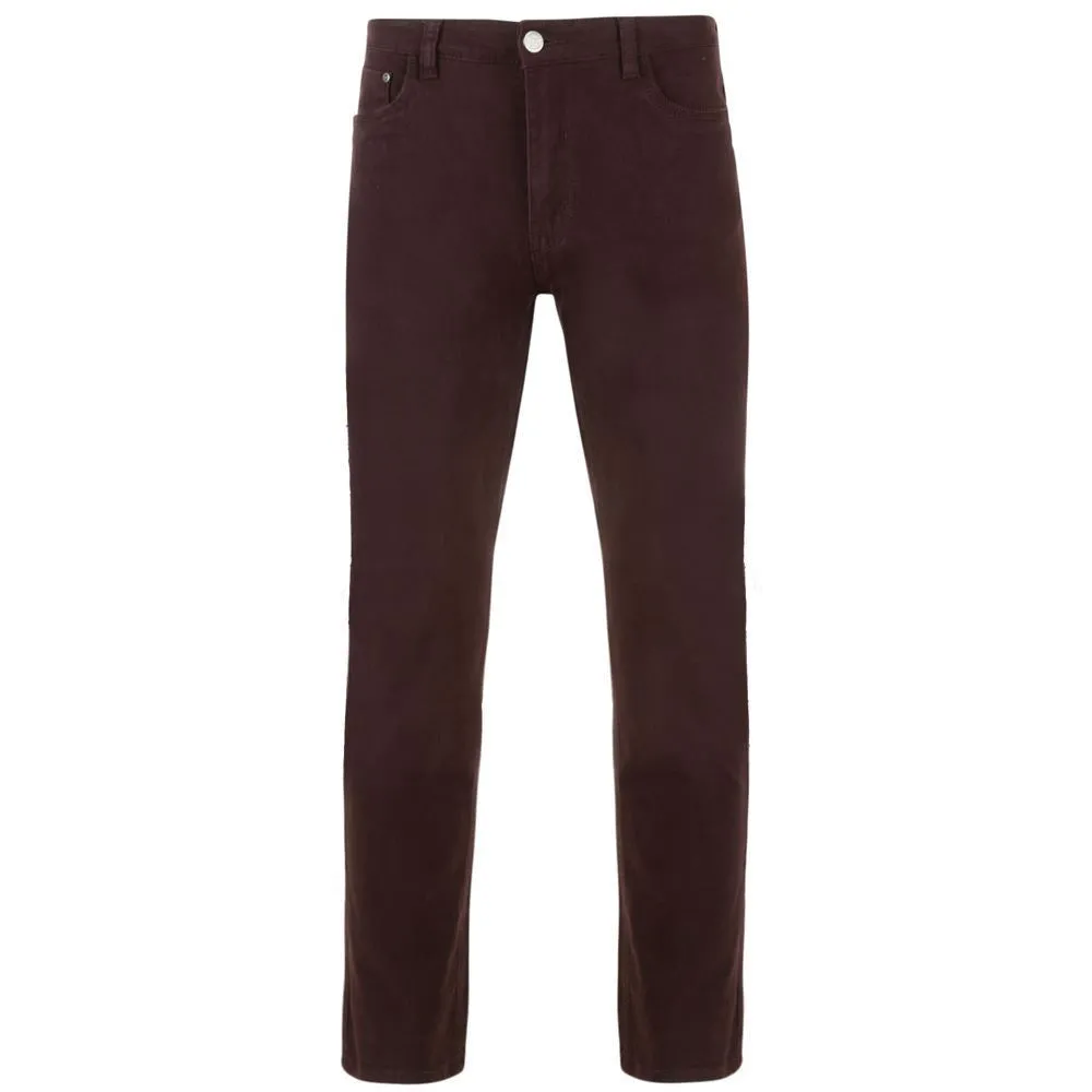 KAM Men's Extra Tall Slim Fit Stretch Chino Trousers (Alba), Waist 32-48