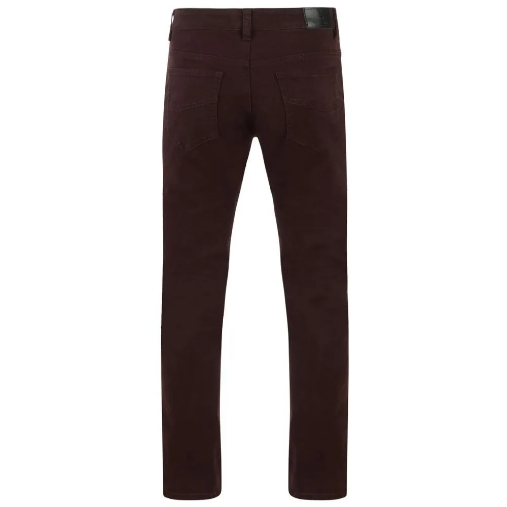 KAM Men's Extra Tall Slim Fit Stretch Chino Trousers (Alba), Waist 32-48