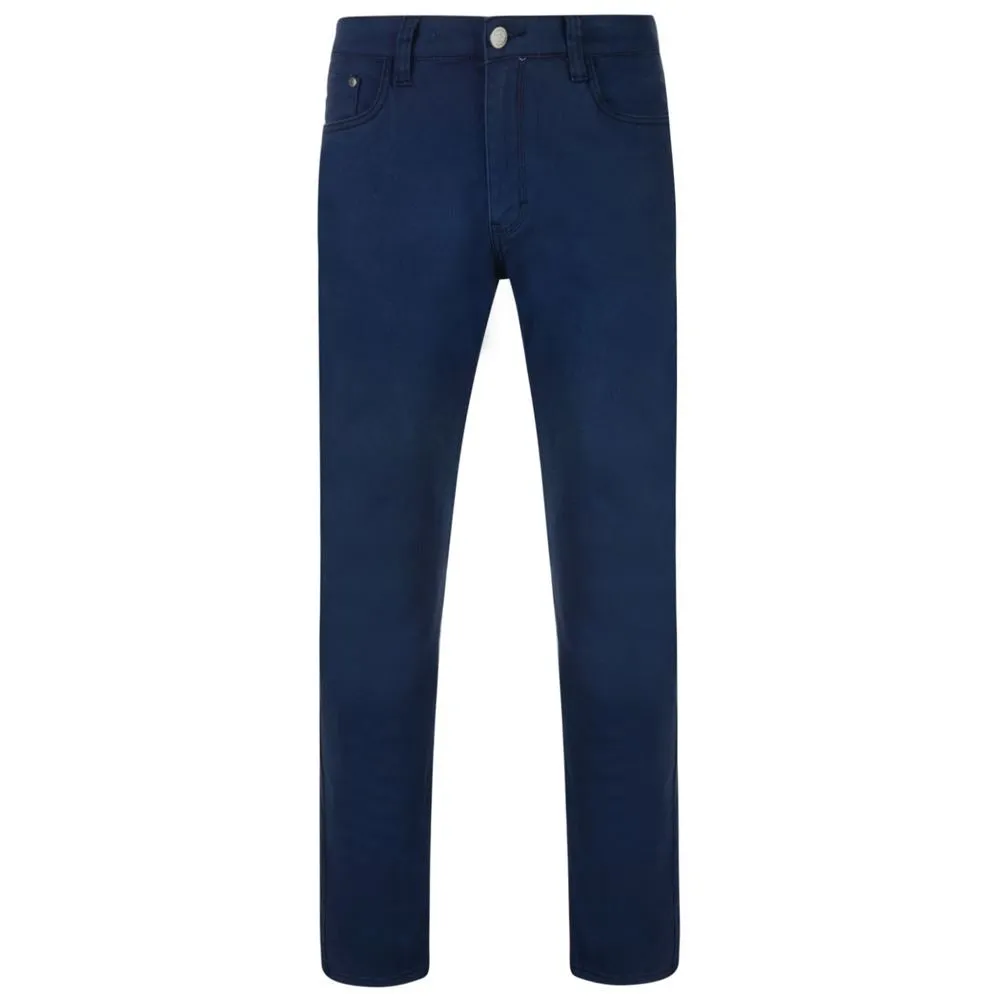 KAM Men's Extra Tall Slim Fit Stretch Chino Trousers (Alba), Waist 32-48