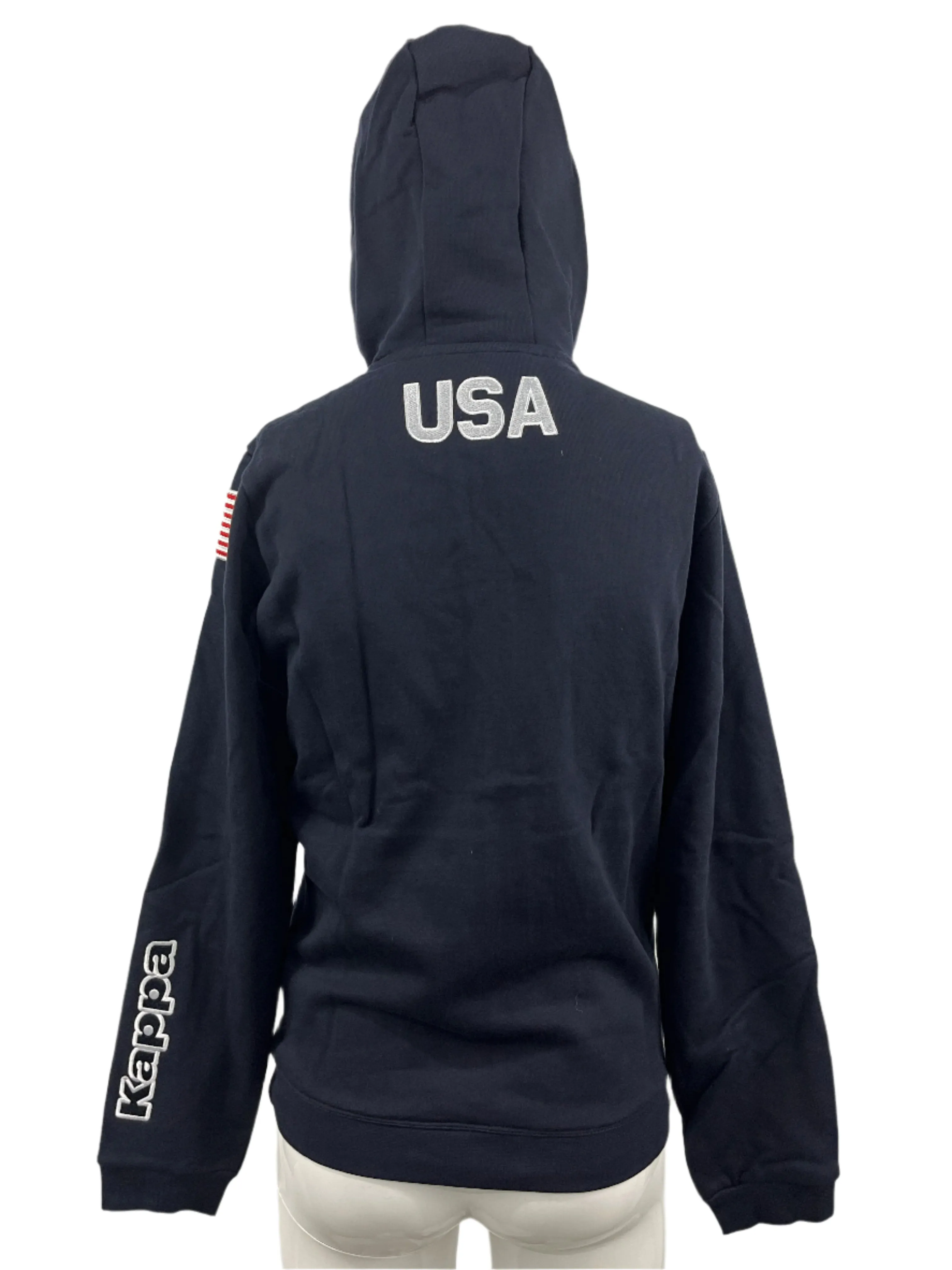 Kappa X US Team 6Cento Arufeod Full Zip Hoodie