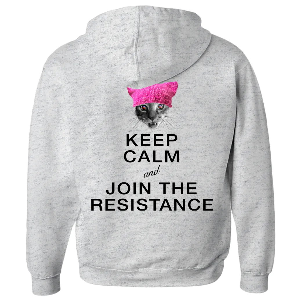 Keep Calm and Join the Resistance (with Francis Junior, Jr.) Hoodies (Zip-up)