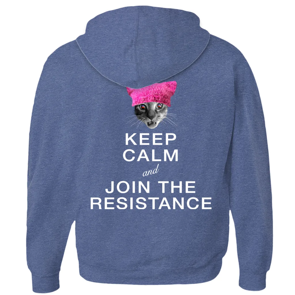 Keep Calm and Join the Resistance (with Francis Junior, Jr.) Hoodies (Zip-up)