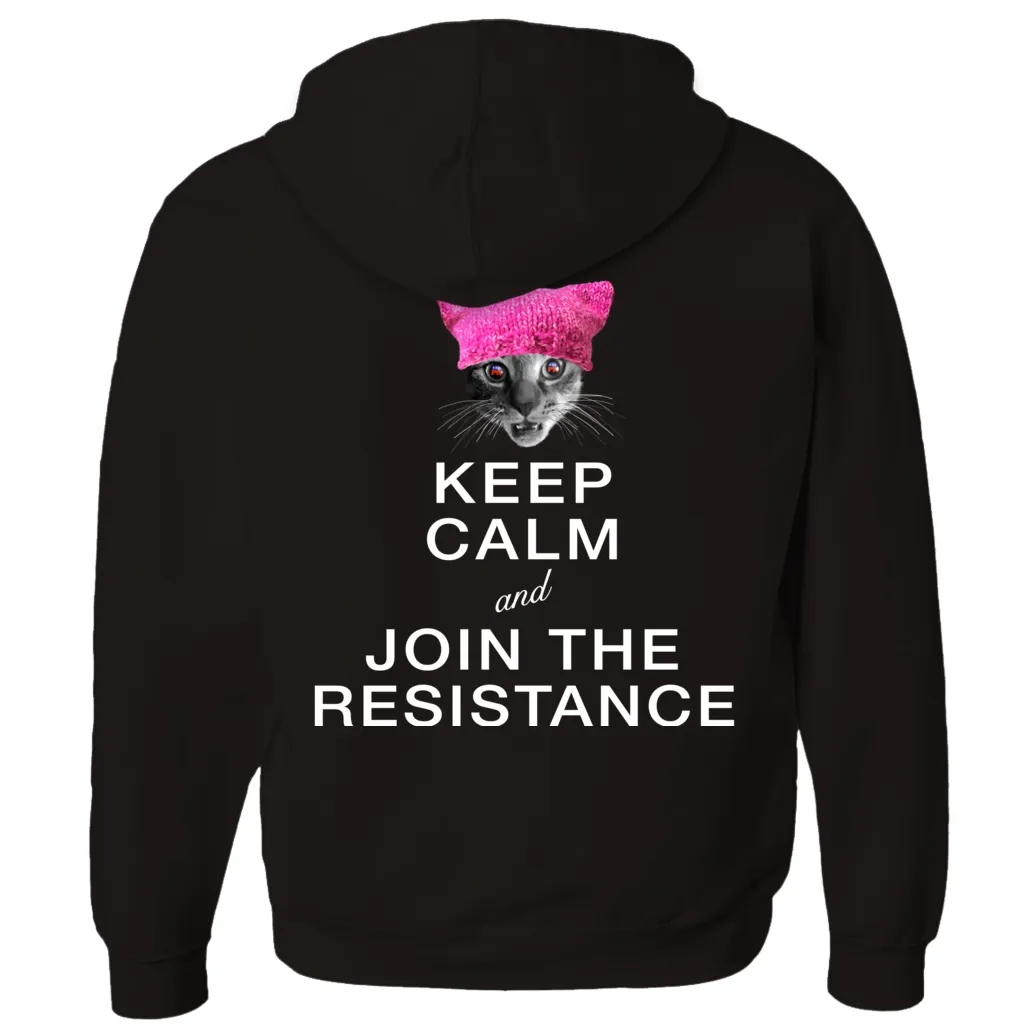 Keep Calm and Join the Resistance (with Francis Junior, Jr.) Hoodies (Zip-up)