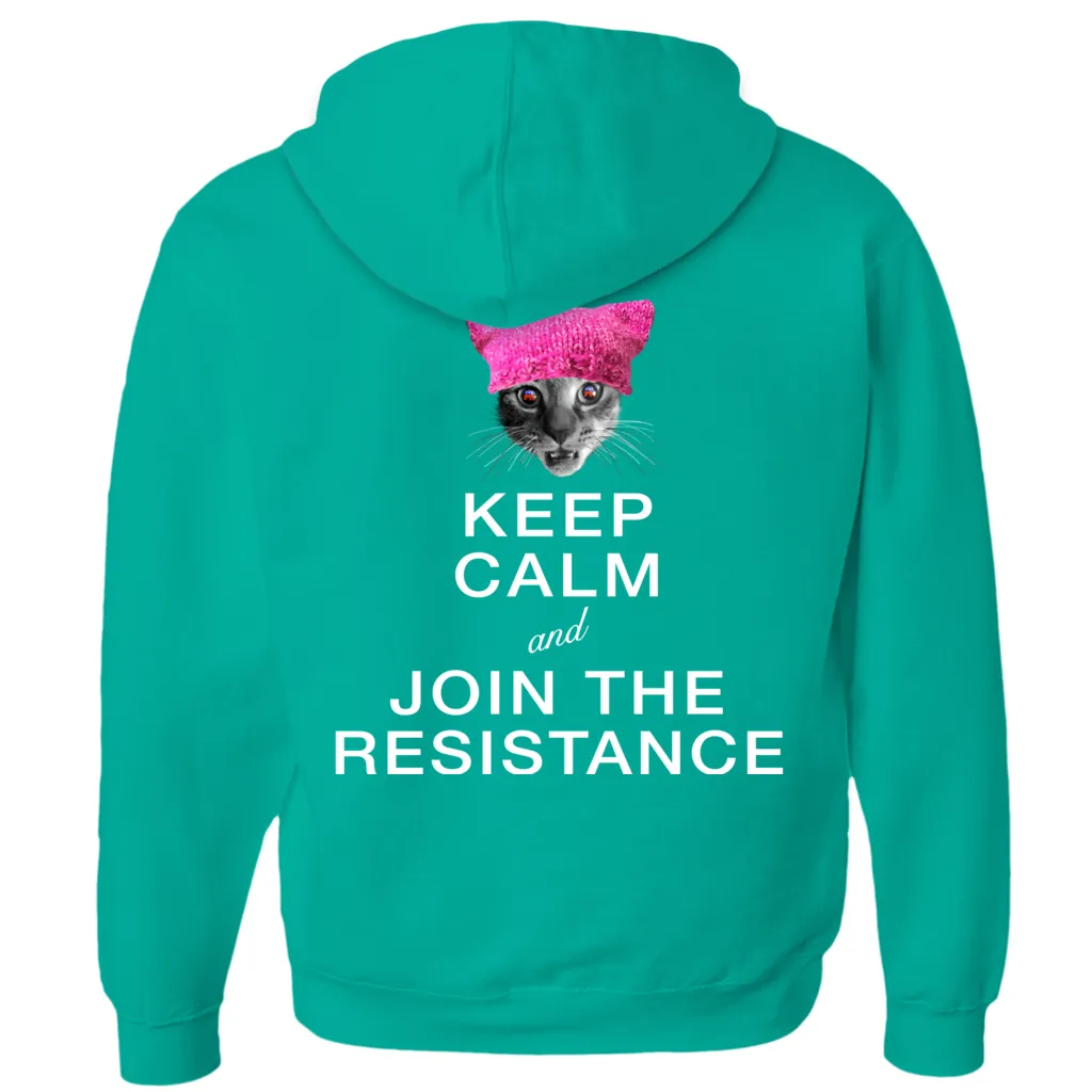 Keep Calm and Join the Resistance (with Francis Junior, Jr.) Hoodies (Zip-up)