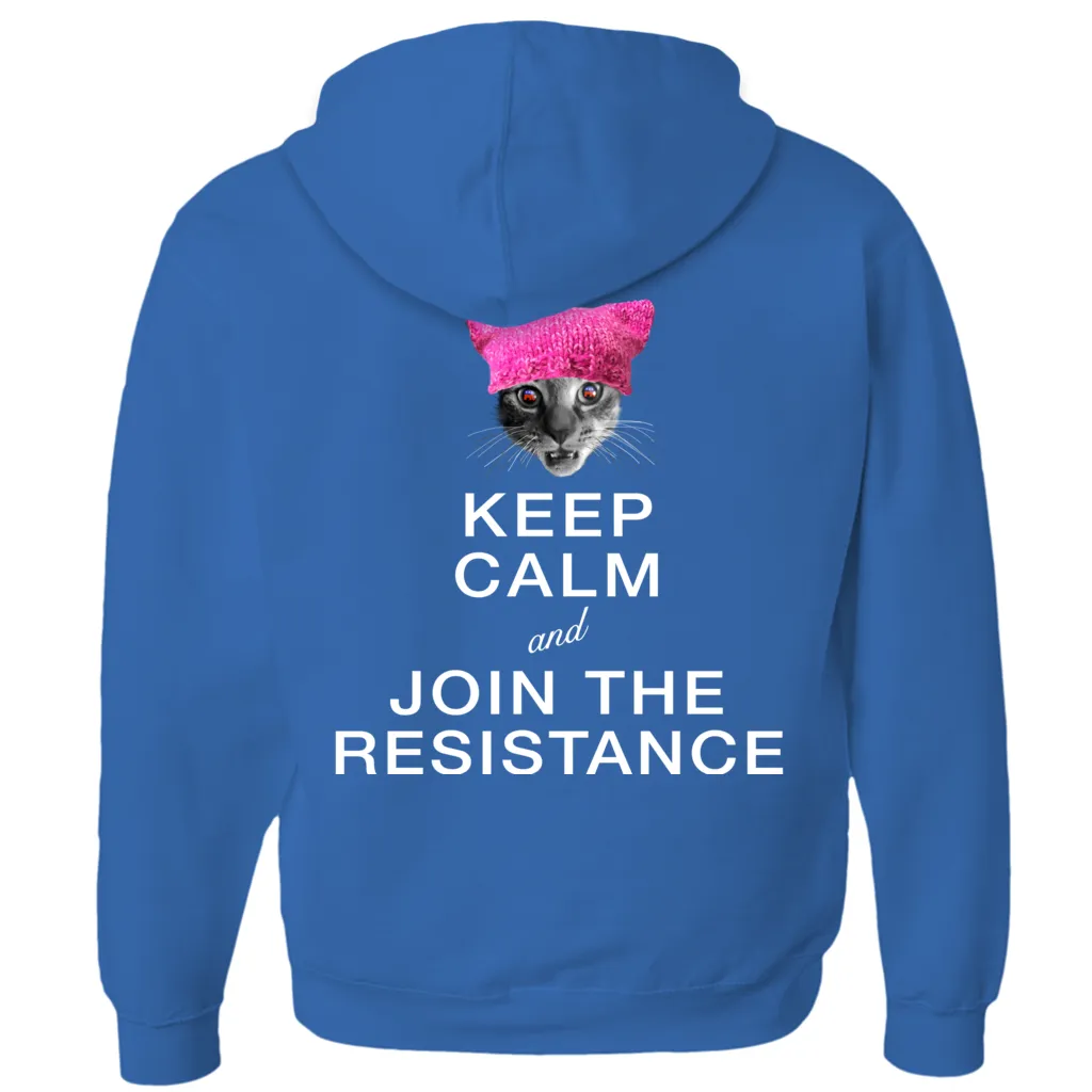 Keep Calm and Join the Resistance (with Francis Junior, Jr.) Hoodies (Zip-up)