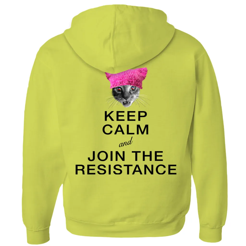 Keep Calm and Join the Resistance (with Francis Junior, Jr.) Hoodies (Zip-up)