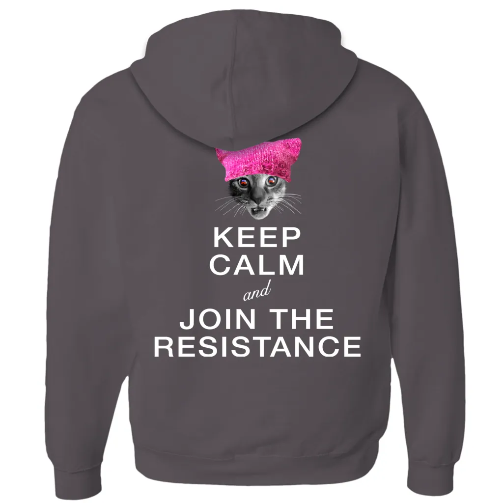 Keep Calm and Join the Resistance (with Francis Junior, Jr.) Hoodies (Zip-up)