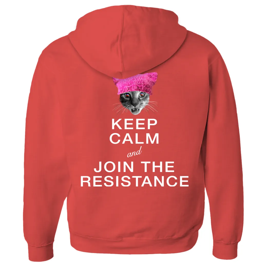Keep Calm and Join the Resistance (with Francis Junior, Jr.) Hoodies (Zip-up)
