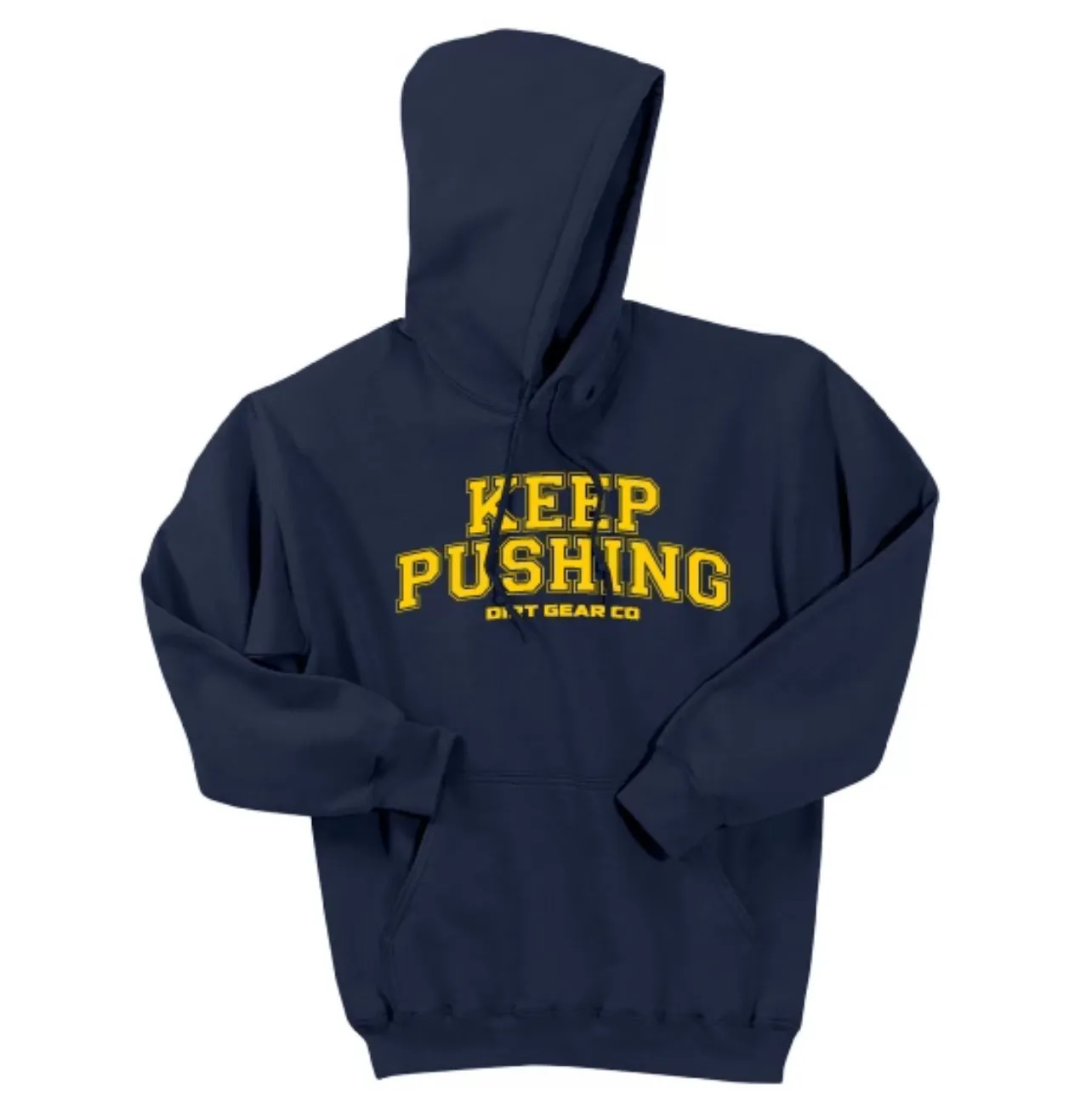 KEEP PUSHING NAVY HOODIE