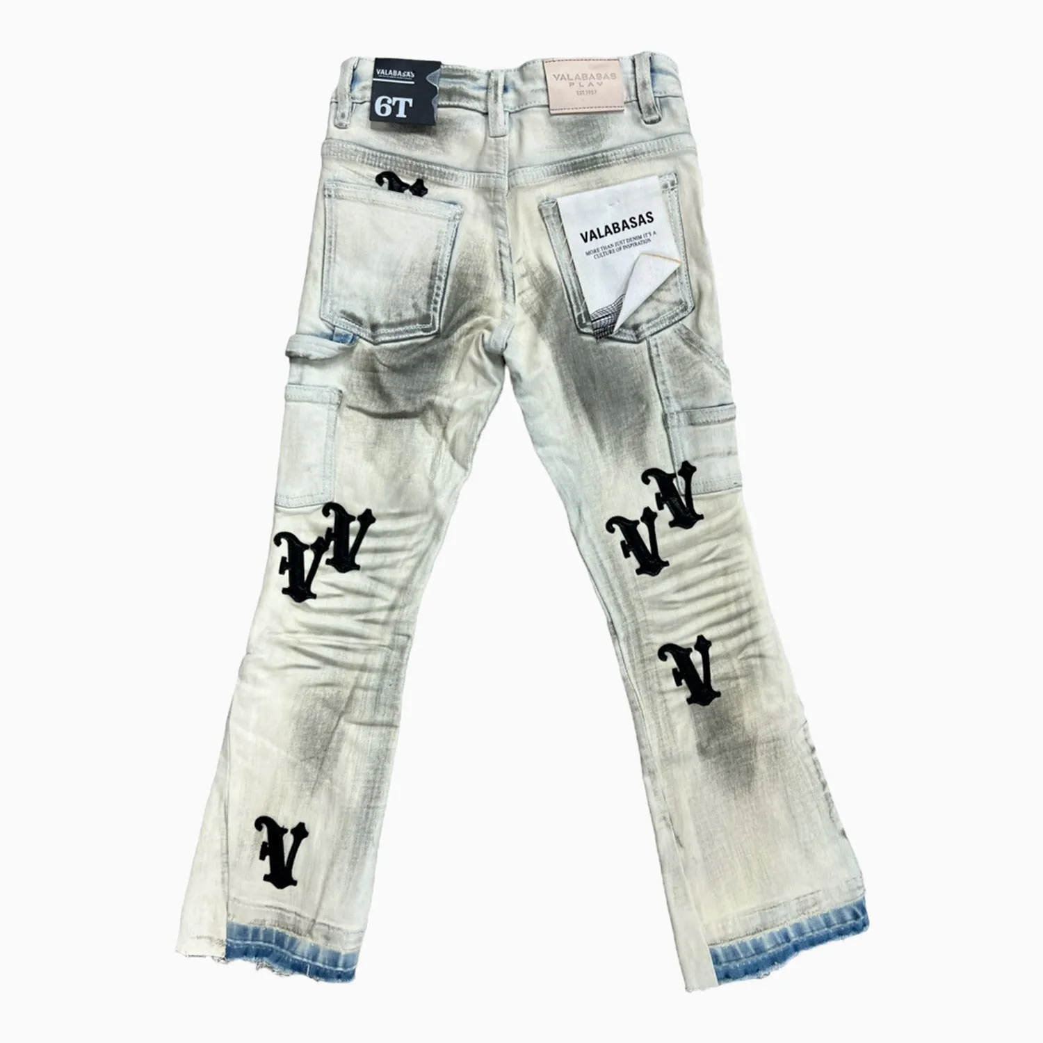 Kid's Valor Stacked Flare Denim Pant